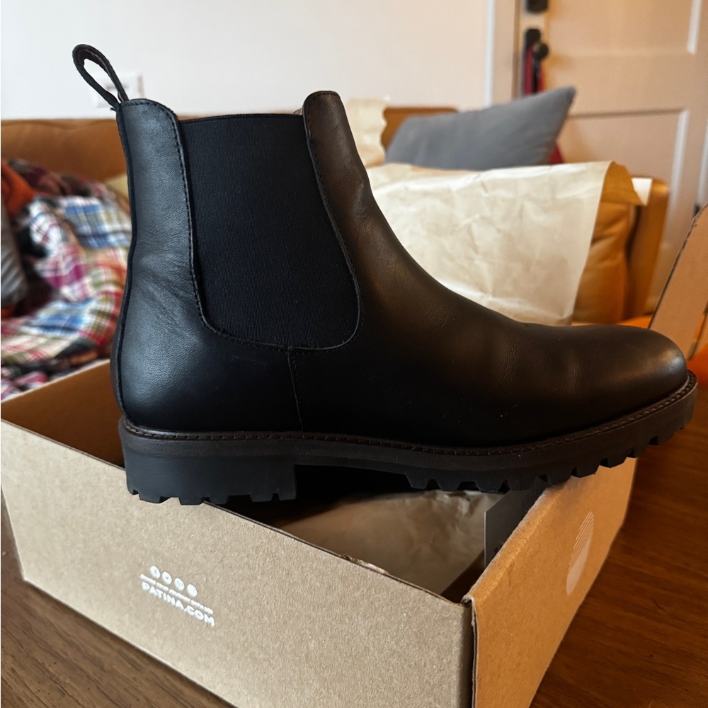 Portland Leather Boots (Patina)